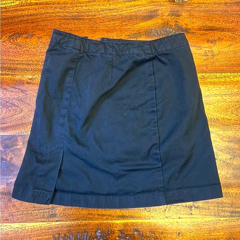 Lands End Kids Black Skort
